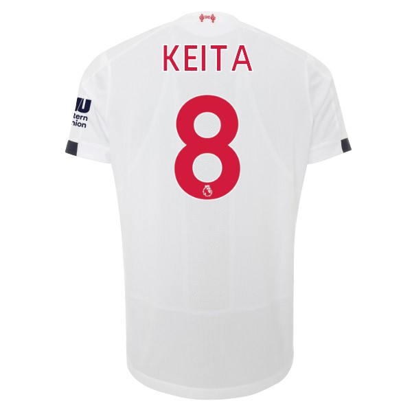 Camiseta Liverpool NO.8 Keita Segunda equipación 2019-2020 Blanco